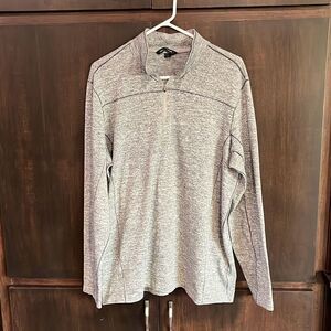 Urban Frontier Gray 1/4 Zip Long Sleeve Large
